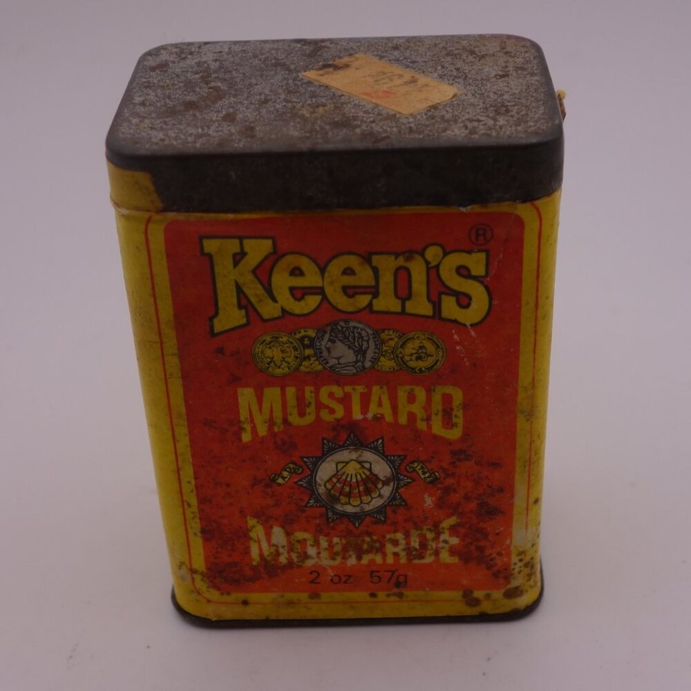 Vintage Reckitt & Colman (Overseas) Ltd Keen's Mustard Moutarde  2oz 57g Tin